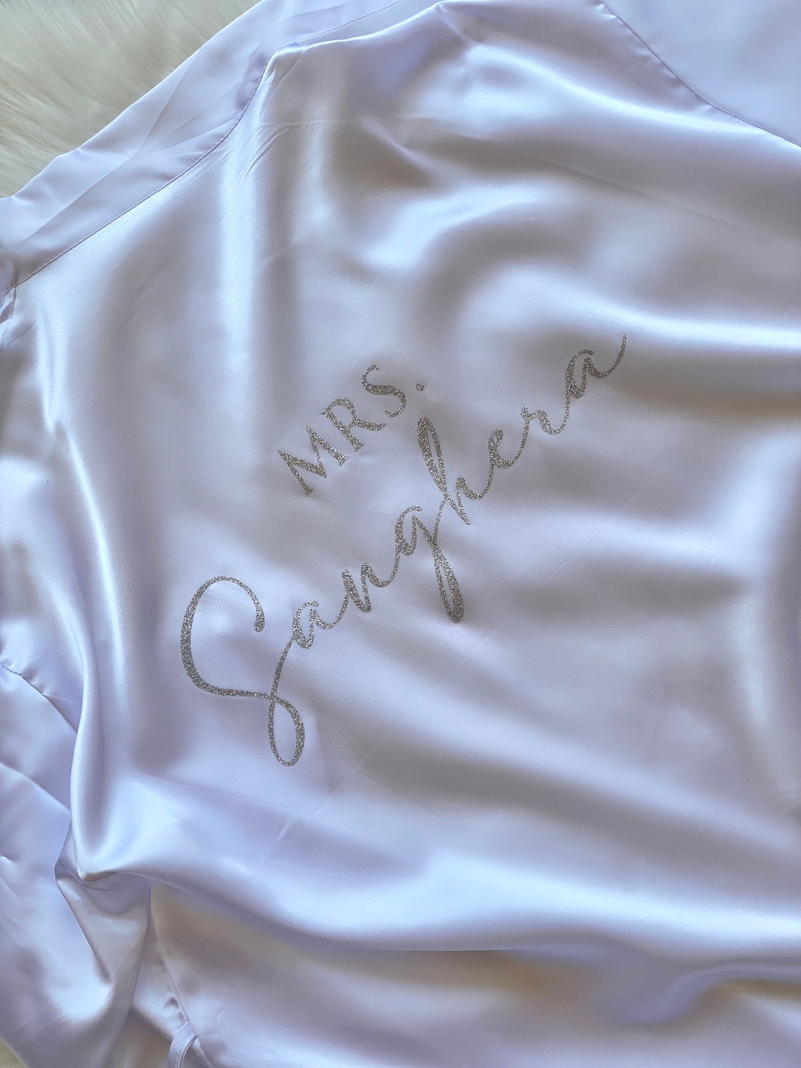 Satin Bridal Robe Silky Bridesmaid Robes, Wedding Bridesmaid Gift, Bridal Party Robes, Silk ...