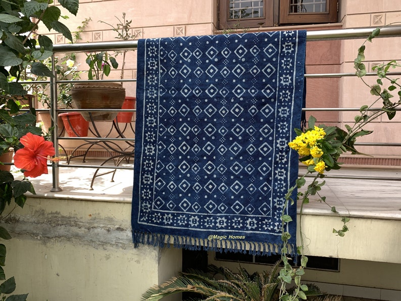 4X6 Feet rug Area rug Block printed rug 48X72 inches 120X180 cms carpet
