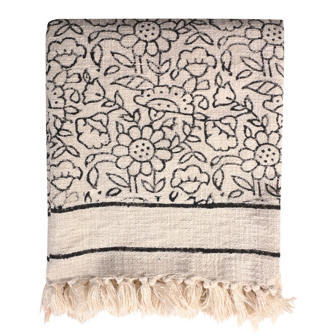 72 x 52 Inches Boho Ethnic Hand Loomed Throw/ Cotton Soft Etsy