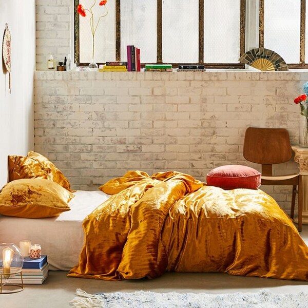 Mustard Bedding Etsy