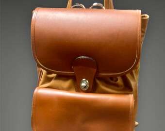 Soft Leather Style Medium Backpack