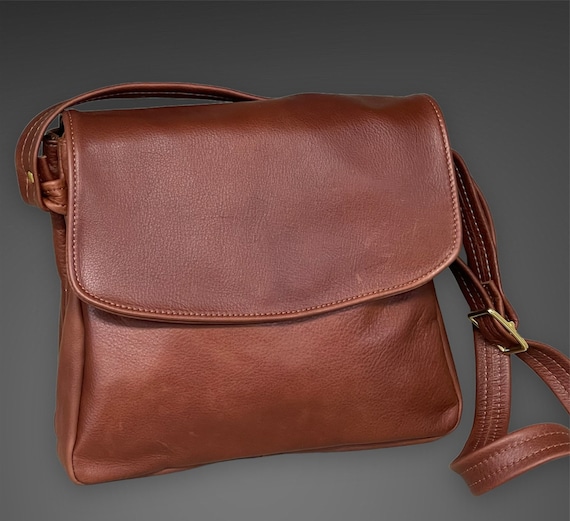 Victoria Leather Soft Leather Large Crossbody Concealed Carry Hidden Compartment Handbag Style 128 Etsy Canada