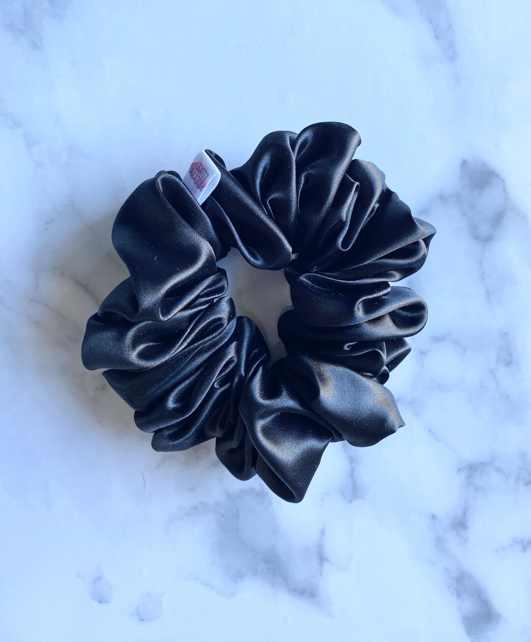 Scrunchies Black Satin Hair Ties Fabric Hair Ties Etsy