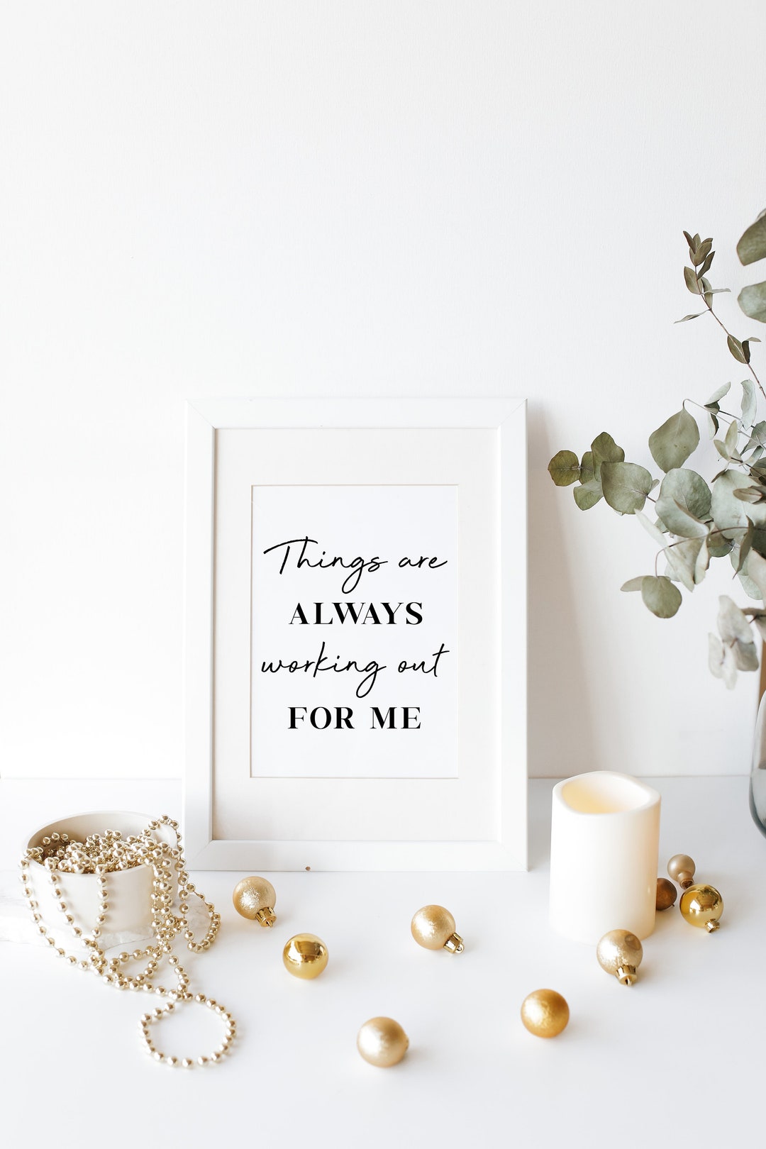 AFFIRMATION WALL ART Print, Downloadable Prints, Inspirational, Bedroom ...