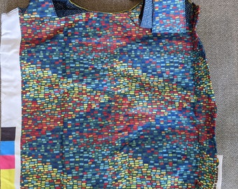 Faltbare Tasche – Recycelte und einzigartige Roll-Up-Shopper-Tasche – Mehrere Farben erhältlich – Strandtasche/Einkaufstasche/Einkaufen/kein Plastik