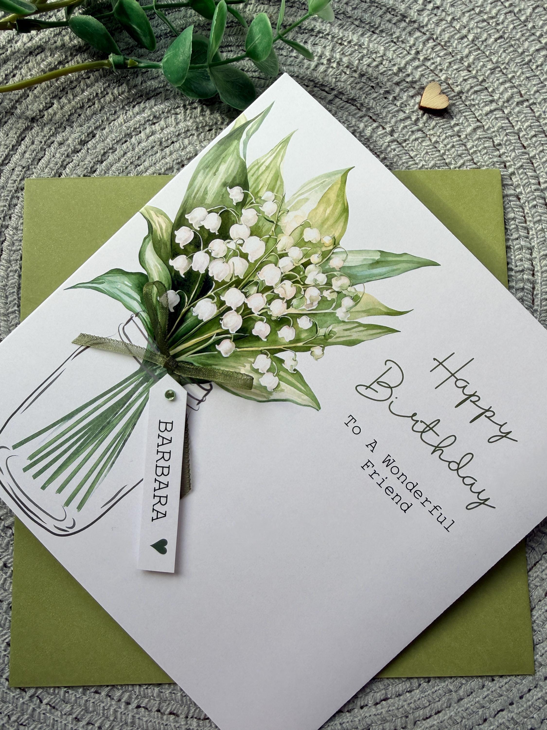Lily Birthday Card - Etsy