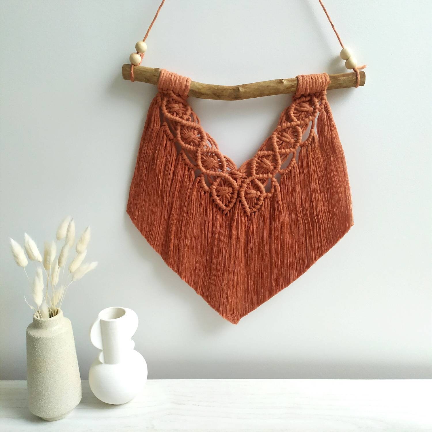 Tenture Yonina Macramé, Suspension Pour Décoration Murale