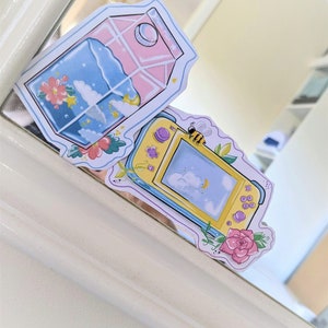 Pastel Dreams Vinyl Sticker Pack – Kawaii Camera, Switch, Sundae image 3