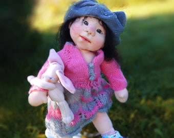 Waldorf doll art big doll 44 cm