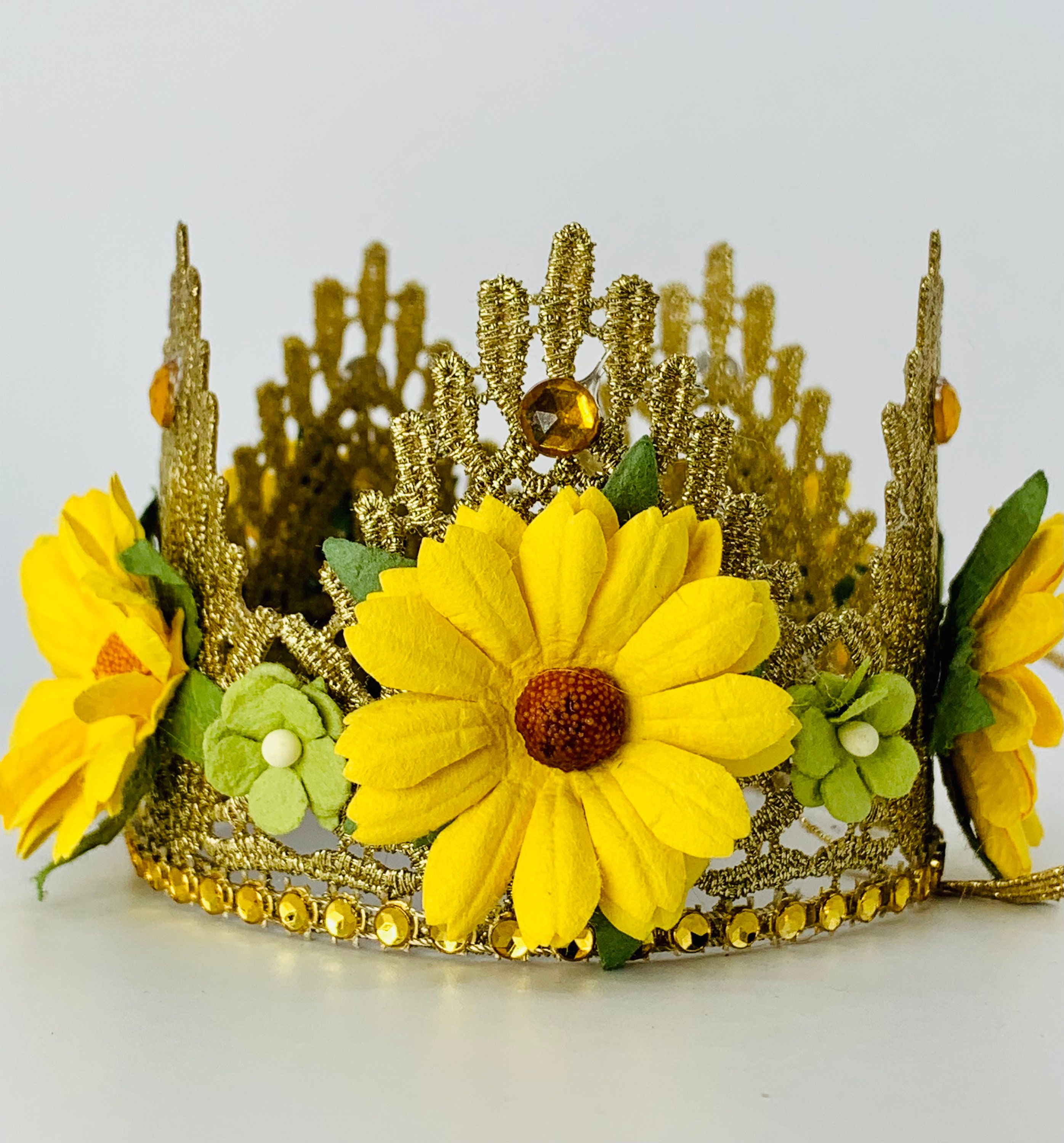 Flower crown Daisy crown Baby crown 13 year crown Etsy