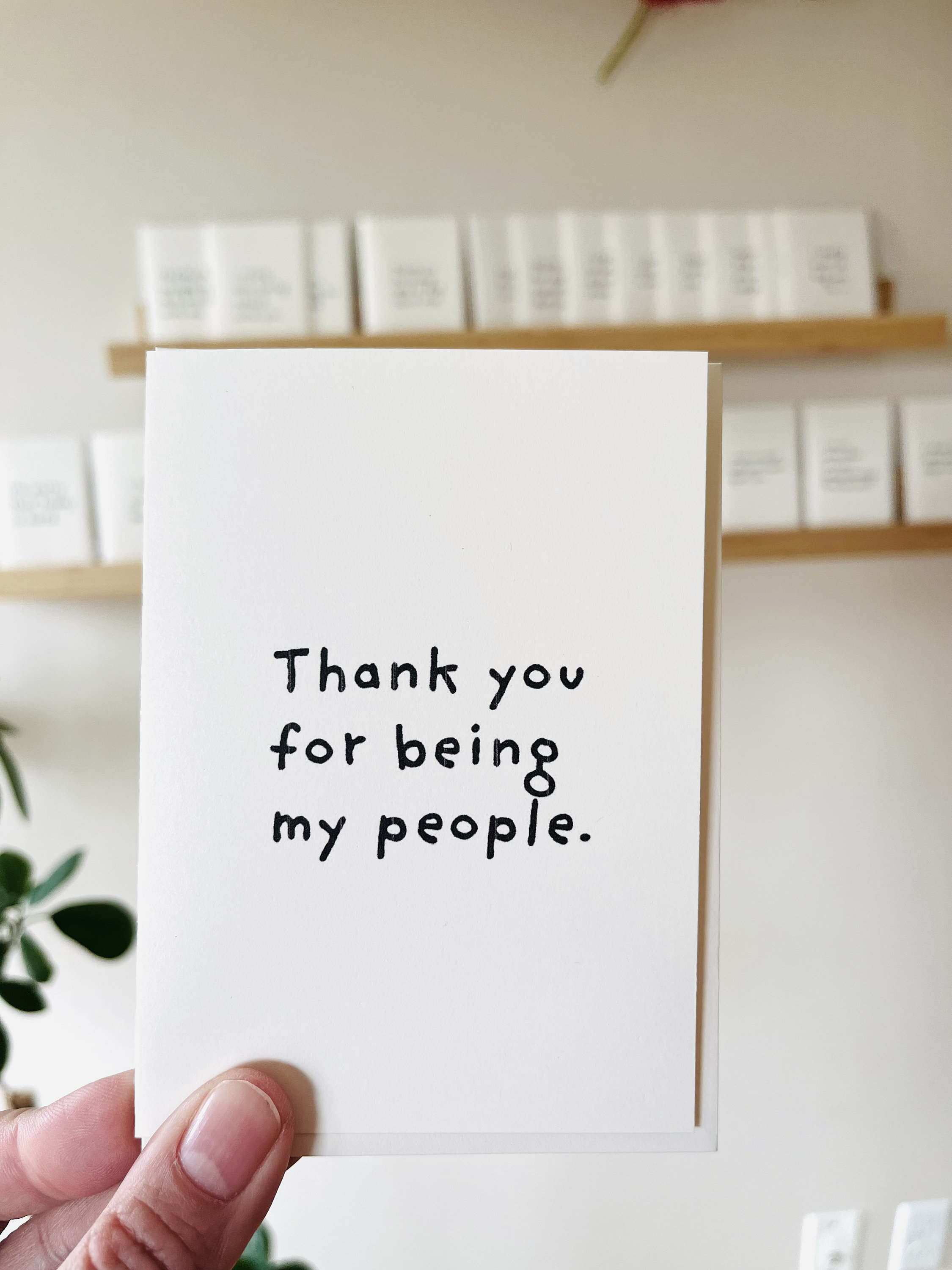 Thank You for Being My People // Greeting Card picture