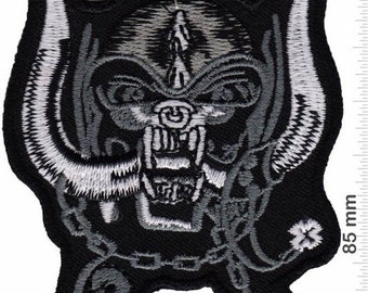Pirate Biker Badge Iron On Motif Patch Jeans Jacket Tshirt Costume Party Cushion
