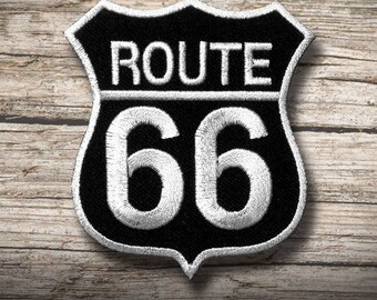 Route 66 Patch 1-3//8/" 3-Pack, Small, Iron on