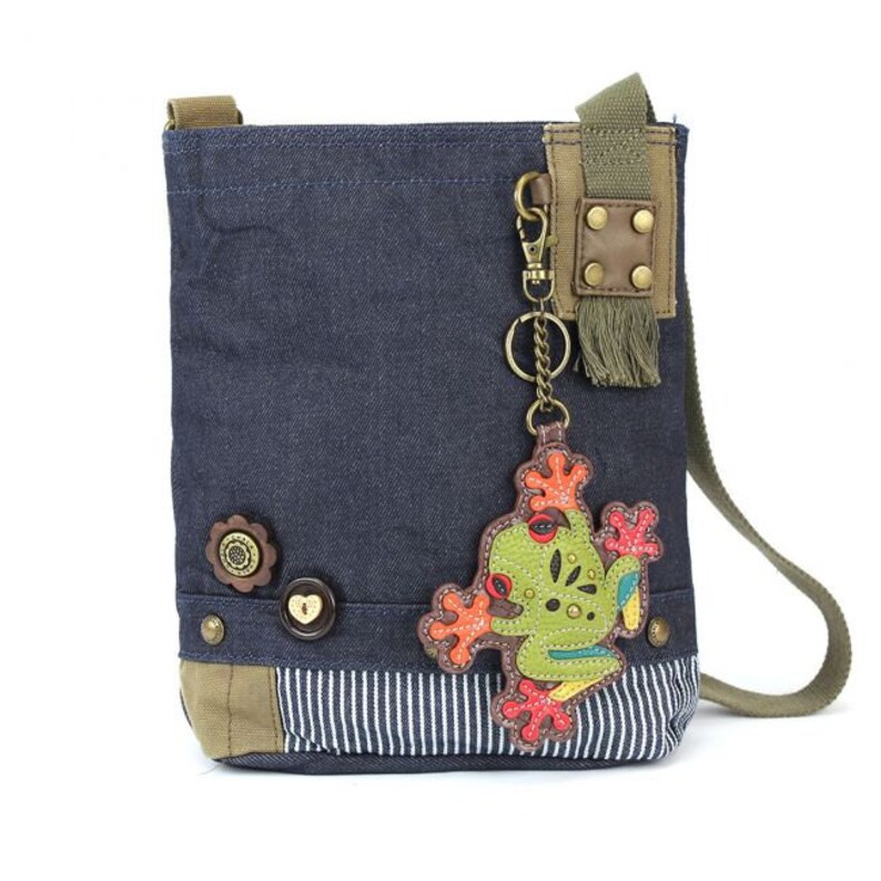 Frog Canvas Crossbody Compact Crossbody Vegan Handbag - Etsy