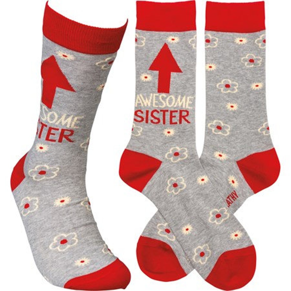 Awesome Sister Socks Gift for Sister Fun Work Socks Etsy.de
