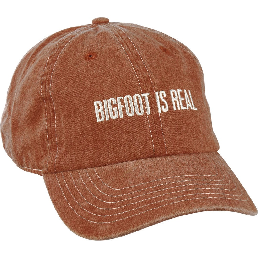 Bigfoot is Real Baseball Cap Bigfoot Hat Sasquatch Etsy