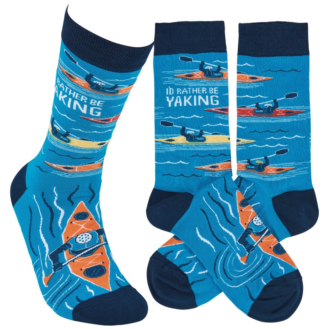 Kayaking Socks Fun Socks Dress Socks Work Socks Funny Socks Soft