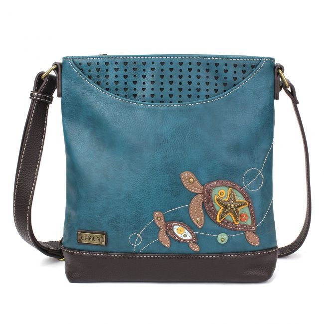 sea turtle crossbody bolsa