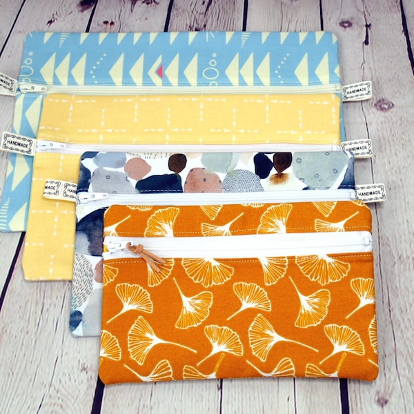 Video - Malvern Zipper Pouch sewing pattern, 4 sizes of zipper bag to sew plus VIDEO tutorial