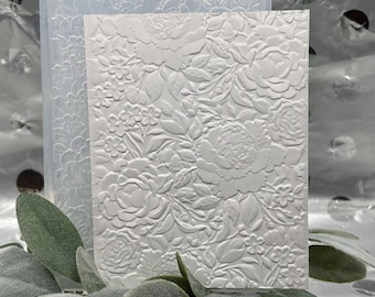 Peony 3D Embossing Folder
