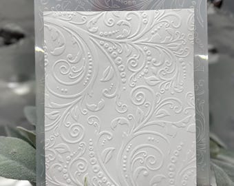 Dreamy Vine Embossing Folder, 5x7 Card Front Panel
