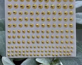 Self-Adhesive Gold Gems