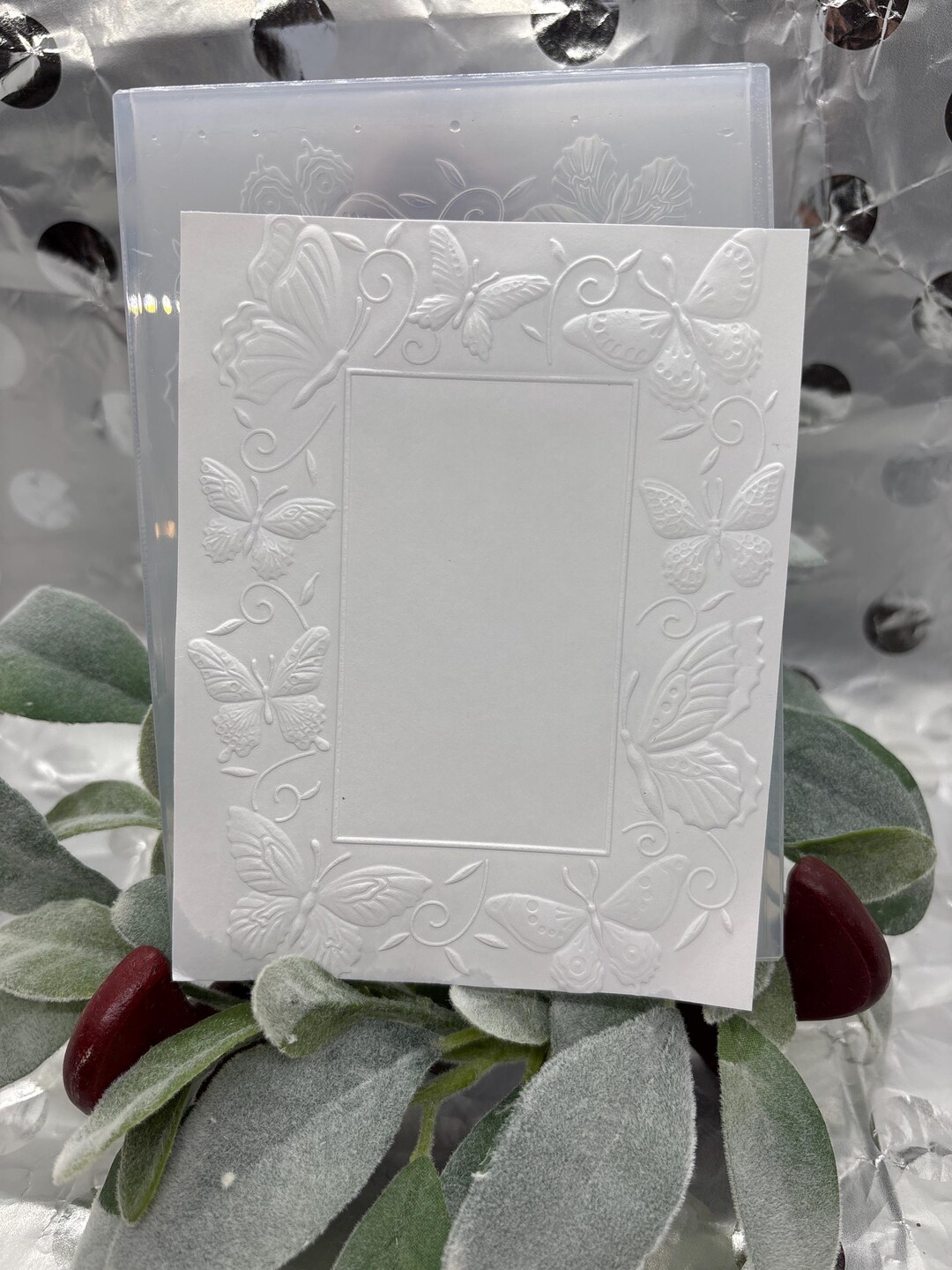 Butterfly Frame 3D Embossing Folder - Etsy