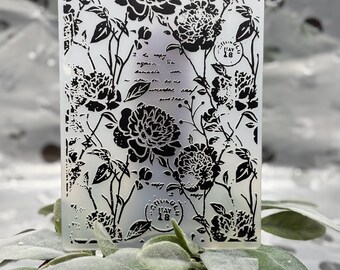 Rose Collage Embossing Folder
