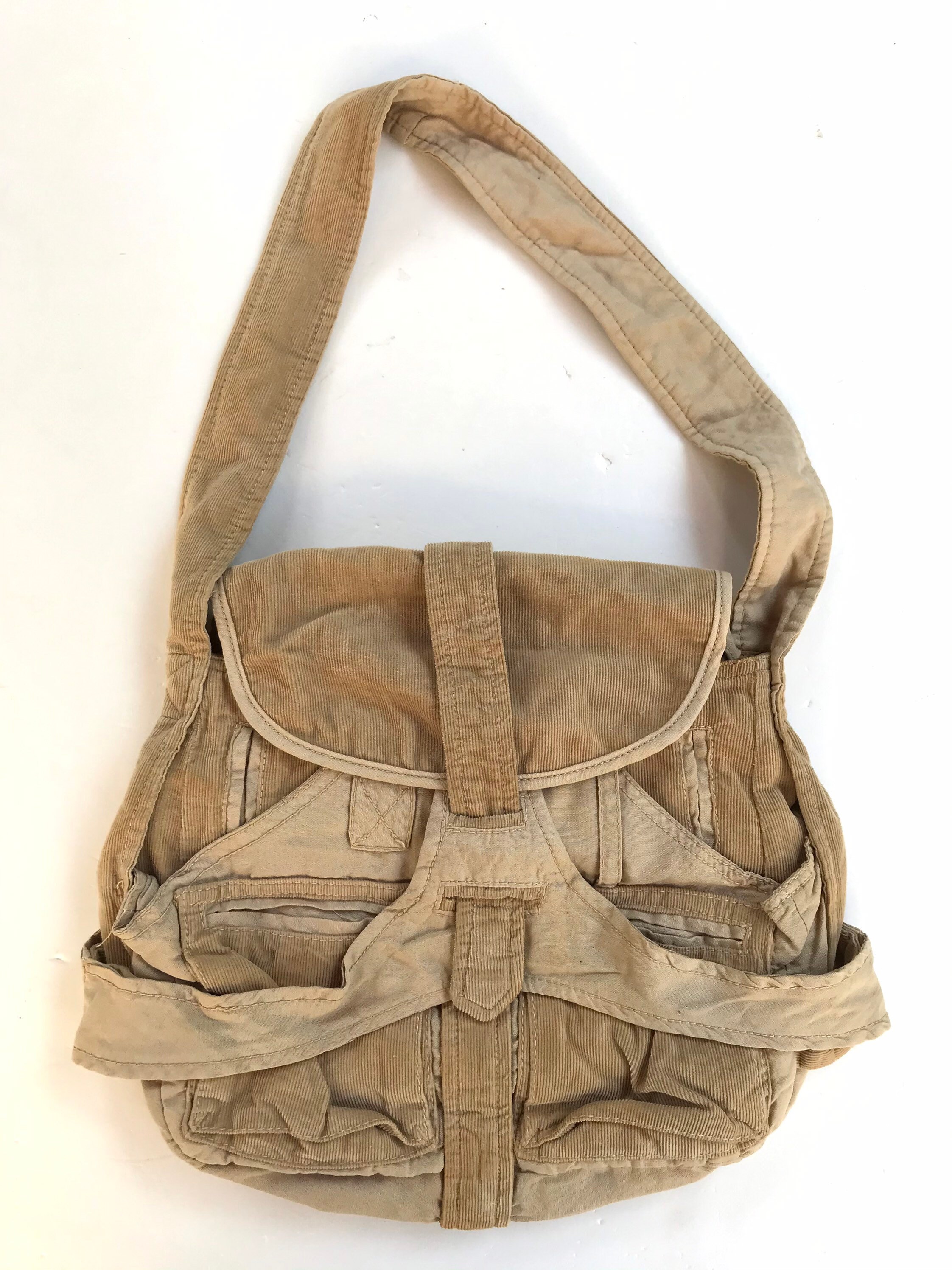 Vintage Balenciaga Corduroy Parachute Bag SS02 Balenciaga Bag 