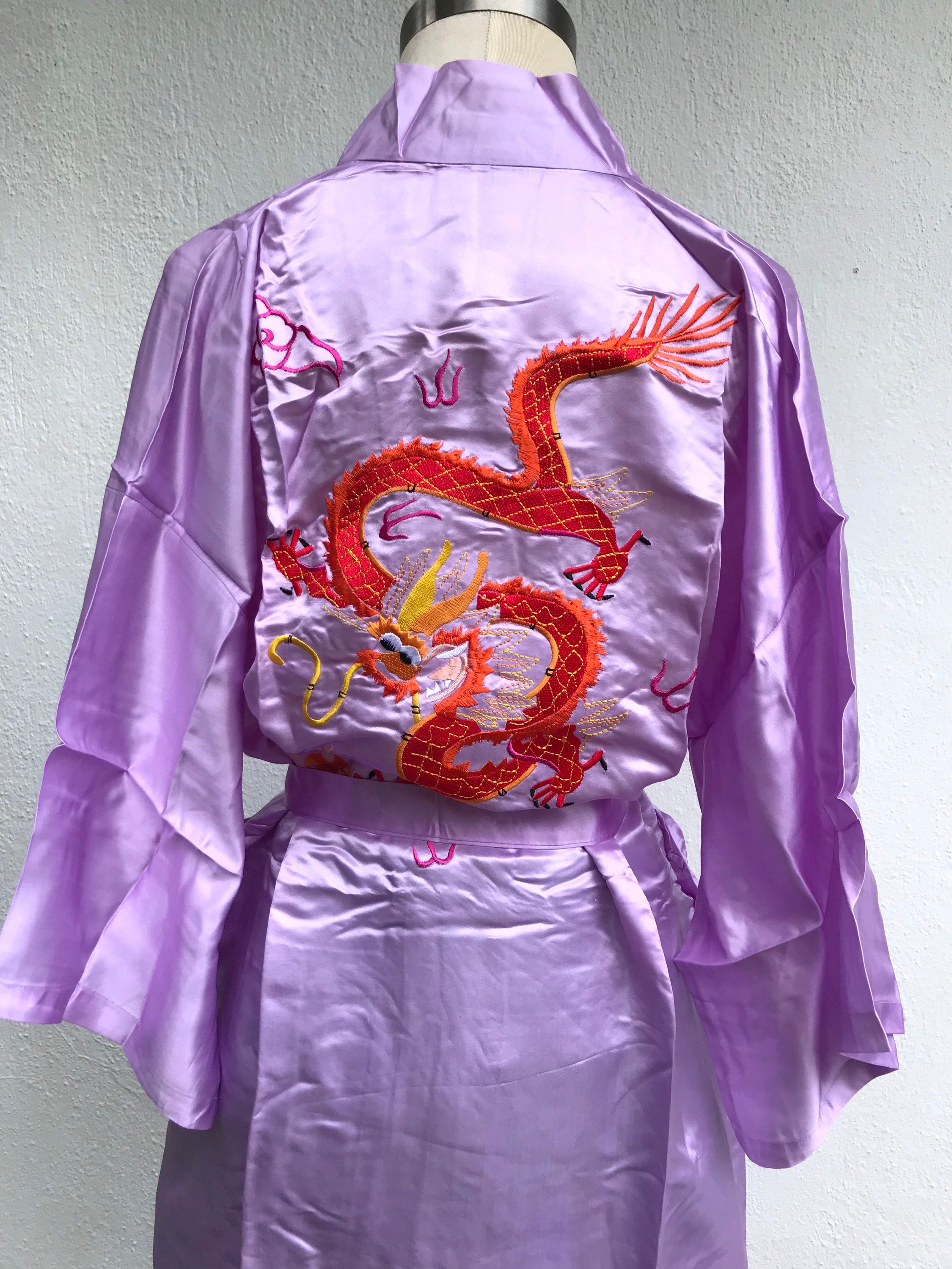 Embroidered Vintage Silk Chinese 