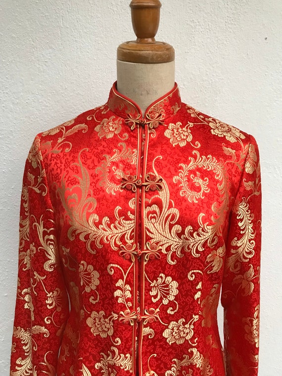 Vintage traditional Chinese jacket vintage Asian j