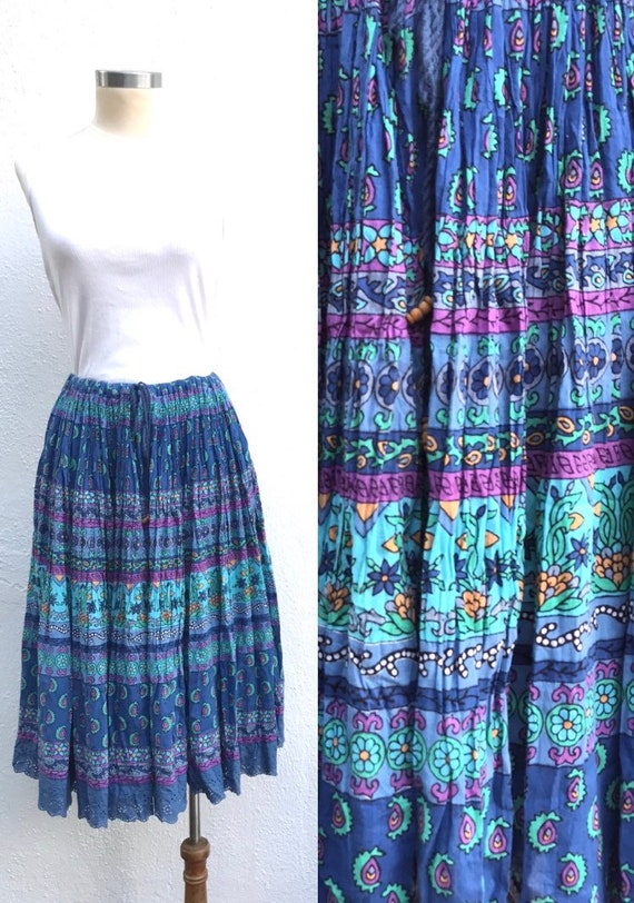 Free size - Vintage Indian skirt vintage festival