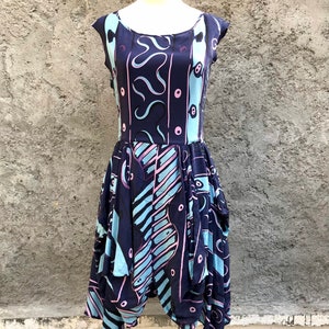 Vintage Diane von Furstenberg dress, Diane von Furstenberg silk dress