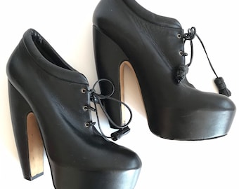 Vintage Dior by Galliano ankle boots vintage Christian Dior boots John Galliano runway