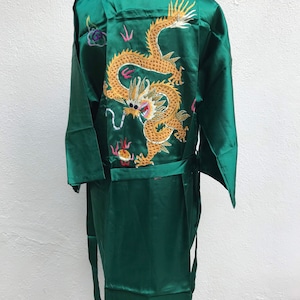 Neu Seiden Kimono Morgenmantel Seiden Kimono japanischer Seiden Kimono Morgenmantel Festival Kimono Kimono japanischer Stil