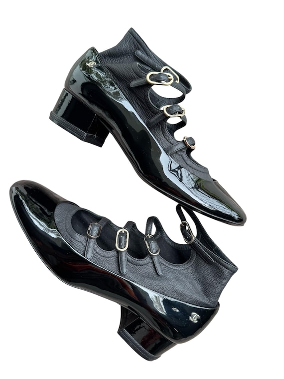Chanel Mary Janes, Chanel patent flats size 37.5