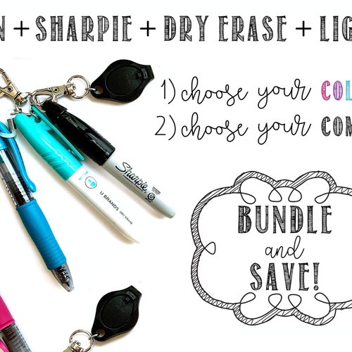 Mini Dry Erase Marker Badge Accessories Build Your Own Etsy