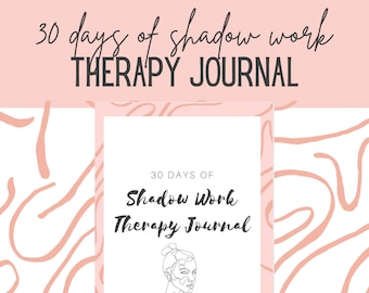 Shadow Work Therapy Journal, Mental Health, Depression, Anxiety, Therapy Journal, Home Management, Counseling Binder, Planner, Printable