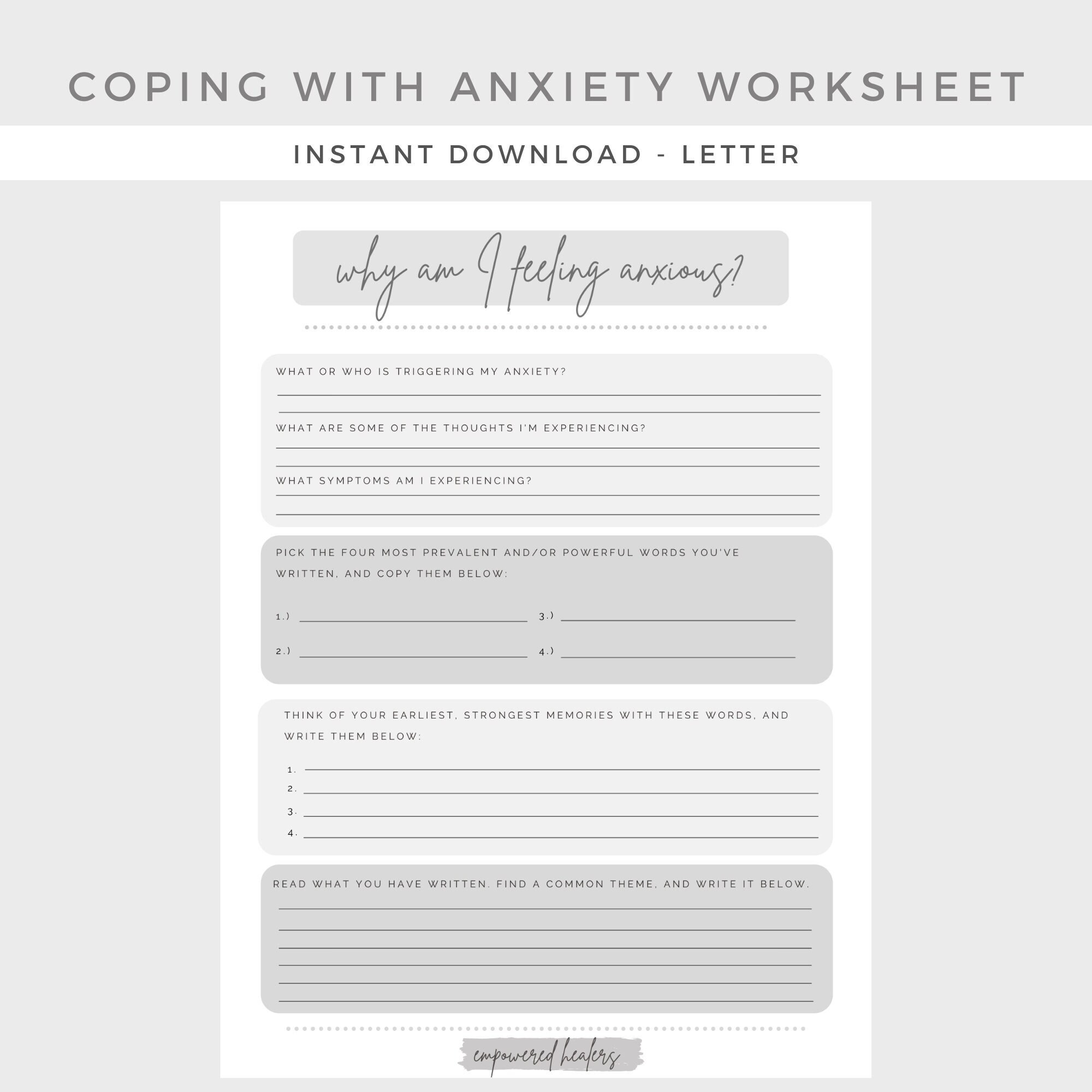 coping-with-anxiety-worksheet-mental-health-depression-anxiety-therapy-journal-home-management-counseling-binder-etsy for Free Printable Anxiety Worksheets For Adults Coping With Anxiety Worksheet, Mental Health, Depression, Anxiety, Therapy Journal, Home Management, Counseling Binder - Etsy for Free Printable Anxiety Worksheets For Adults
