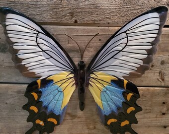 cabilock Iron Butterfly Wall Art Metal 3D Butterfly Wall Sculpture Coffee Butterflies Wall Hanger Vintage Butterfly Hanging Decorations for Home Yard Garden Decor cabilock Iron Butterfly Wall Art Metal 3D Butterfly Wall Sculpture Coffee Butterflies Wall Hanger Vintage Butterfly Hanging Decorations for Home Yard Garden Decor