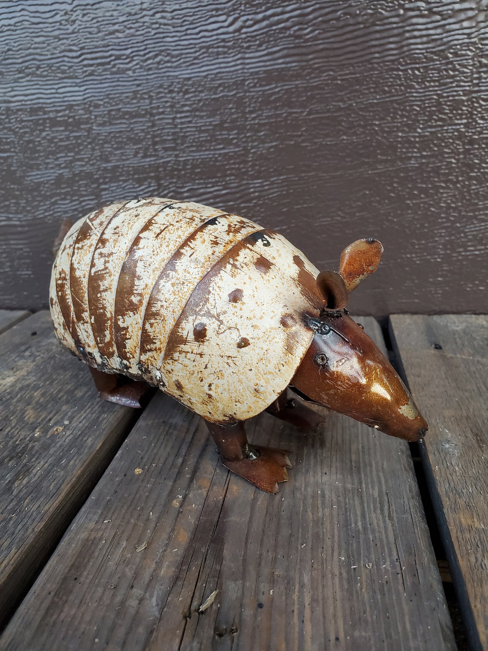 10 Armadillo Rustic Metal Art Farmhouse Art Yard Art Etsy