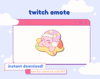 Kirby Twitch Emote Kawaii
