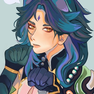 Cat Boy Xiao Print