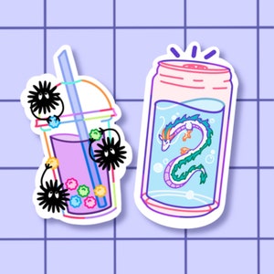 Haku Drink Spirited Away Sticker