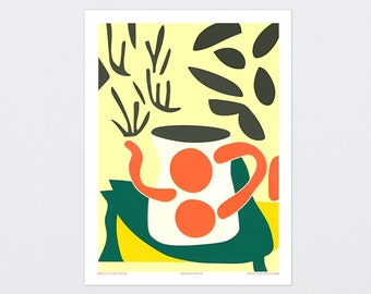 Matisse inspired Art Poster Print , UnFramed, Tea Art Print of Good Quality, Wall Art