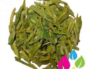 Premum Xi Hu Dragon Well Green Tea from China, Rare Chinese  Pan-fried Tea Lu