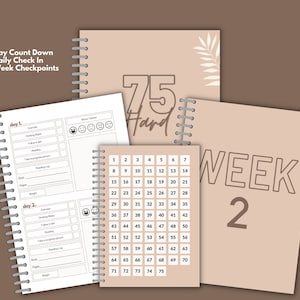 The 75 Day Soft or Hard Challenge Accountability Journal Tracker image 4