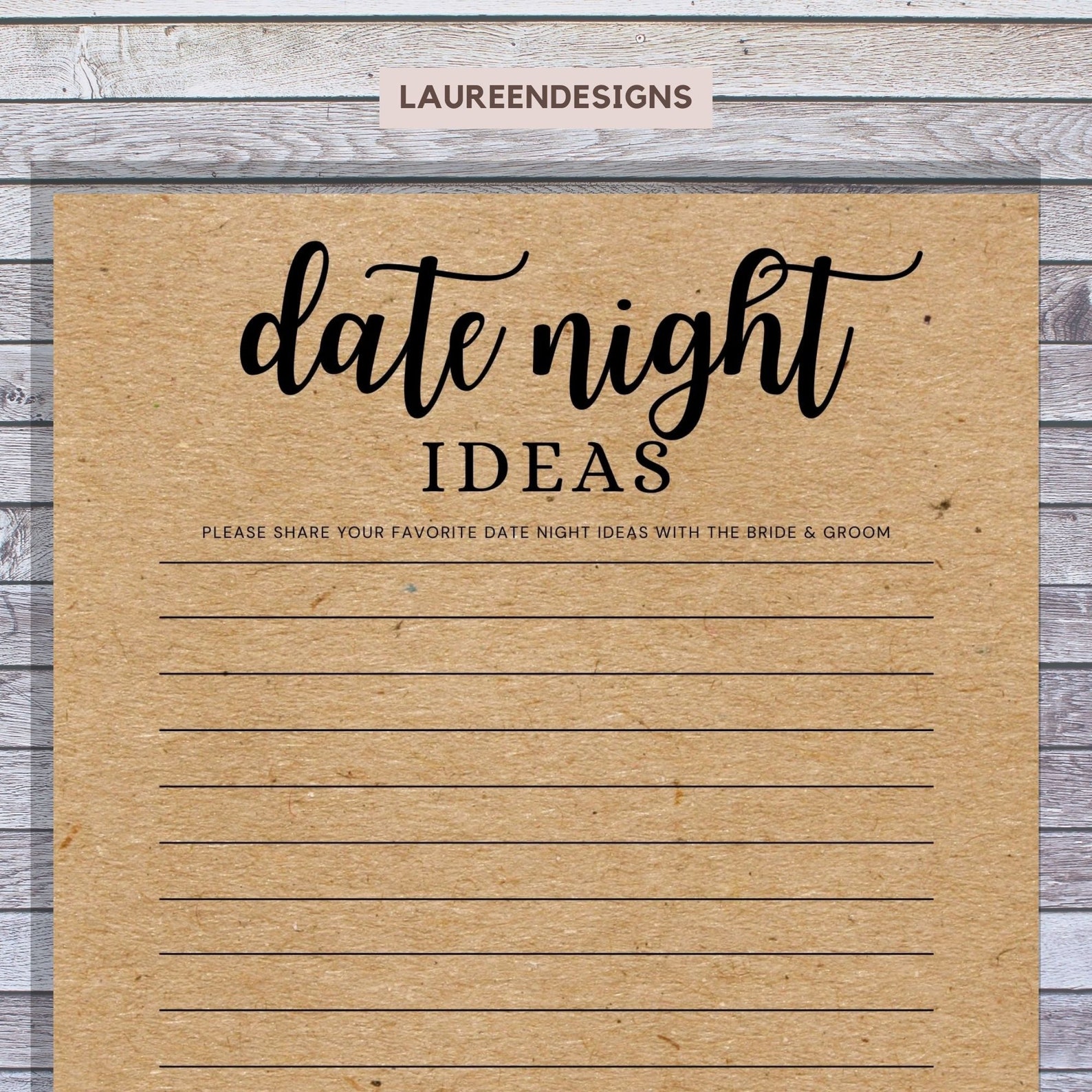 Date Night Ideas. Bridal Shower Games. Printable Games. Etsy