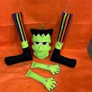 E-Pattern, Frankenstein Wreath Attachment, Digital Pattern, Digital Download