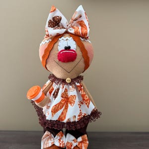 Muñeca de jengibre de Prim para otoño, decoración otoñal